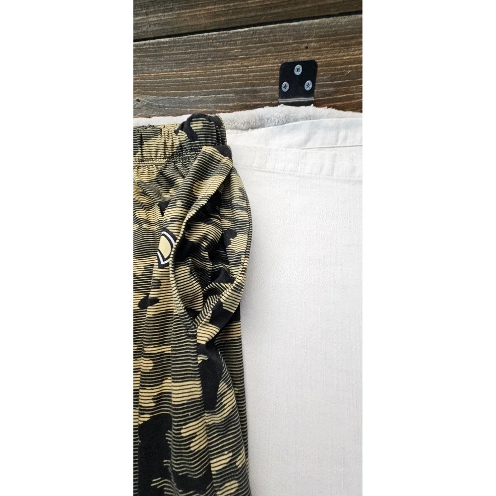 Zubaz NFL New Orleans Saints Camo Zebra Lounge Pants Mens Gold Black Camouflage